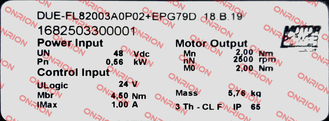 EPG79.2.18.0.0.B.19 N OEM Motor Power