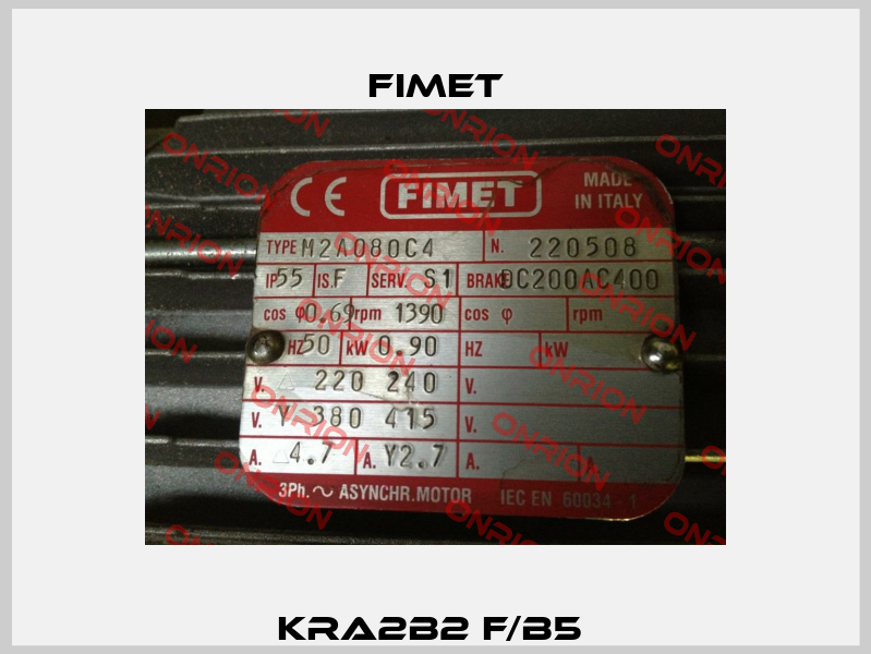 KRA2B2 F/B5  Fimet