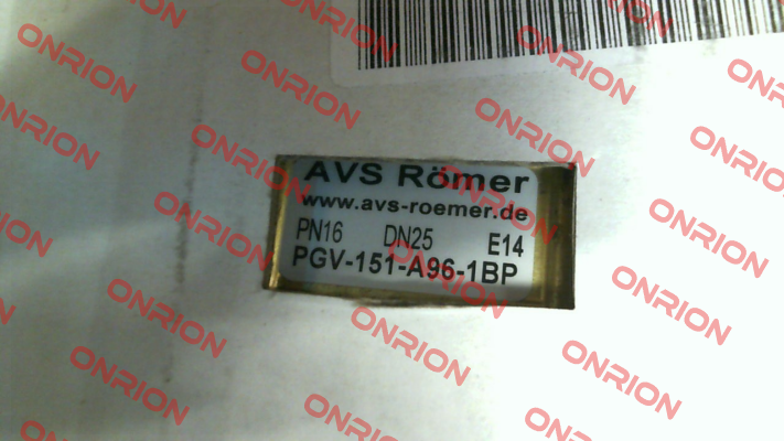 PGV-151-A96-1BP Avs Römer