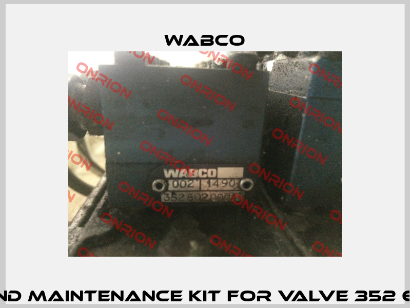 Repair and maintenance kit for Valve 352 602 000 0  Wabco