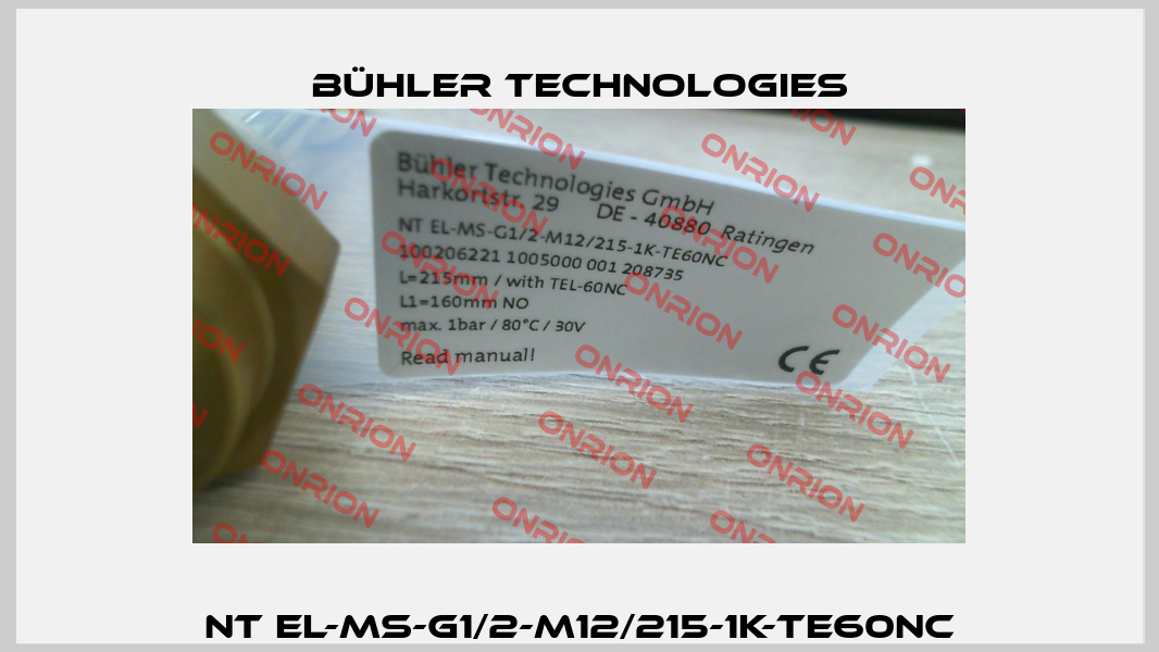 NT EL-MS-G1/2-M12/215-1K-TE60NC Bühler Technologies