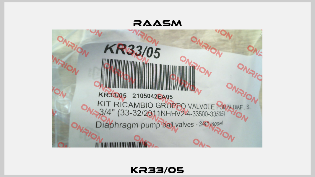 KR33/05 Raasm