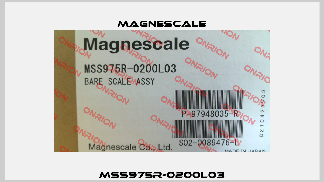 MSS975R-0200L03 Magnescale