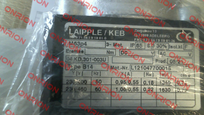 Q63L/4A (M63p4) LAIPPLE KEB