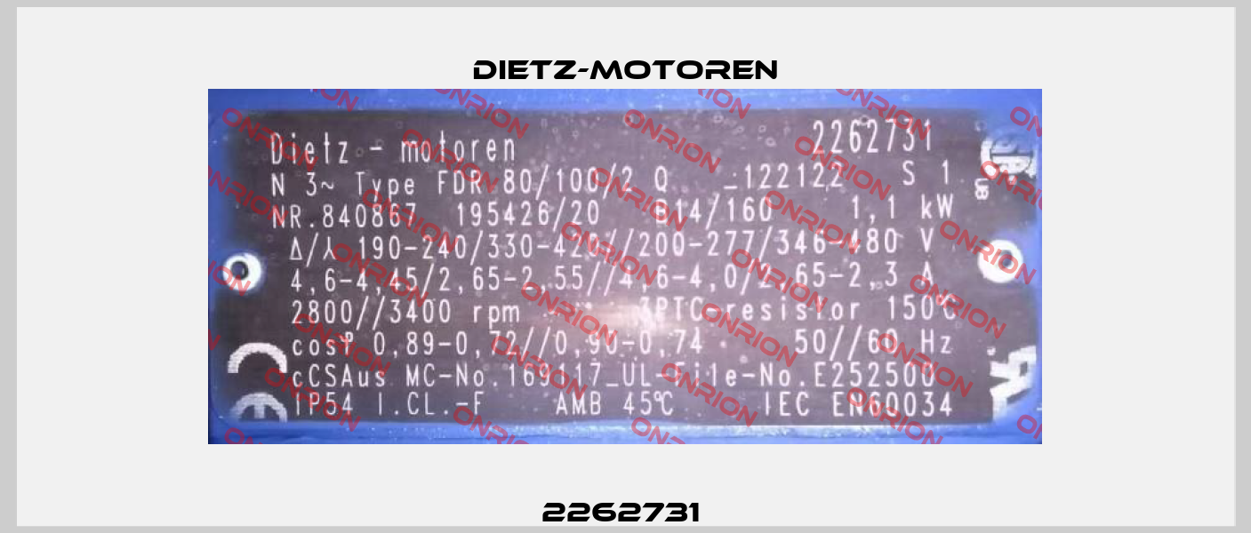 2262731  Dietz-Motoren