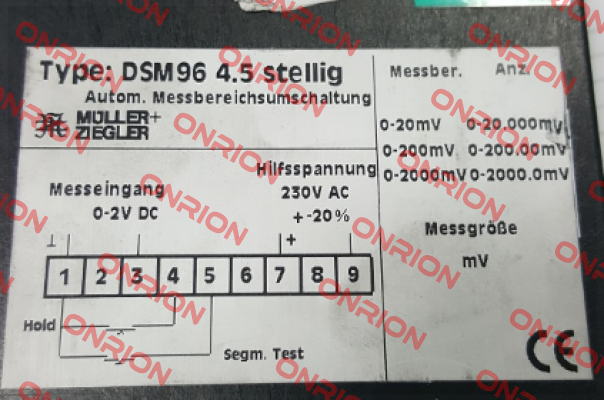 DSM96 4.5 stellig obsolete  Müller Ziegler