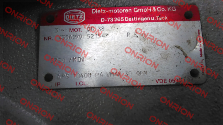 4356279 521547 - obsolete , with no replacement  Dietz-Motoren