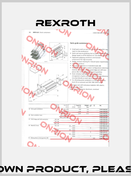 3842993072/L - unknown product, please check 3842993072  Rexroth