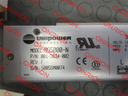 MG5000-N OBOLETE- NO REPLACEMENT   Unipower