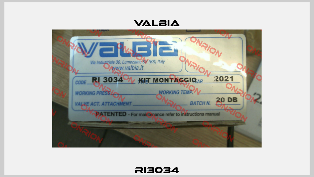RI3034 Valbia