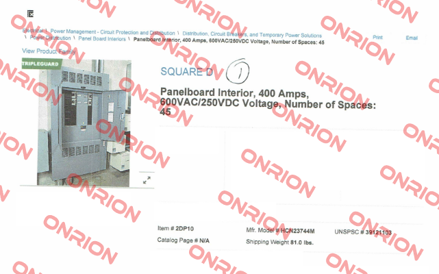 HCN23744M  Square D (Schneider Electric)