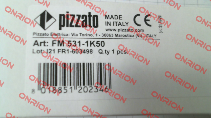 FM 531-1K50 Pizzato Elettrica