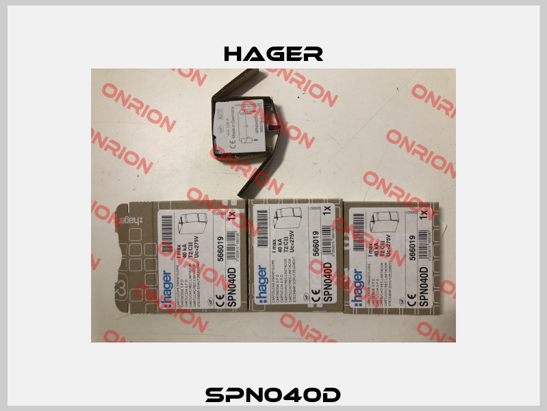 SPN040D Hager