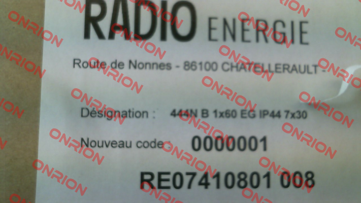 REO444N1B0,06EG (7mm) Radio Energie