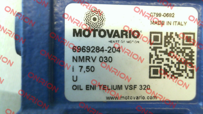 4001767, NMRV030 7,5 080*09 14 U MV Motovario