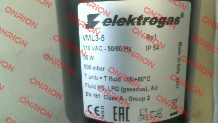 VML3-5 (110 V AC) Elektrogas