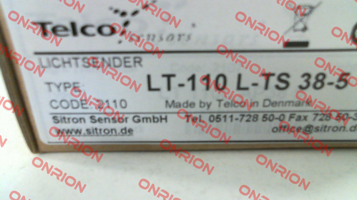 p/n: 8857, Type: LT-110L-TS38-5 Telco