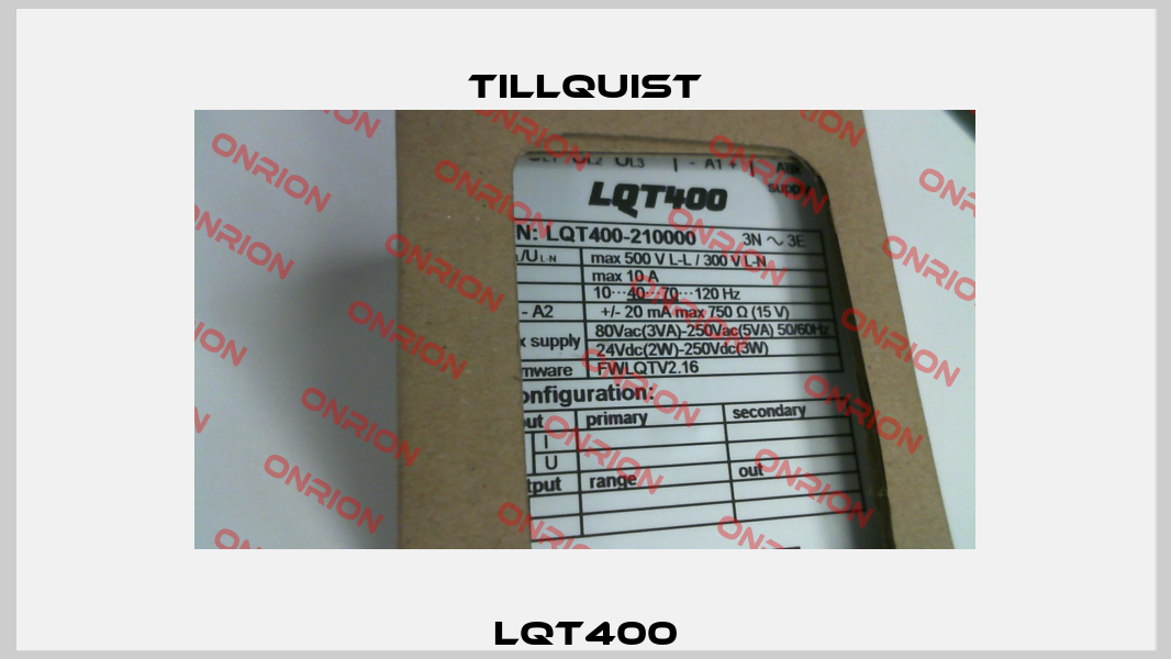 LQT400 Tillquist