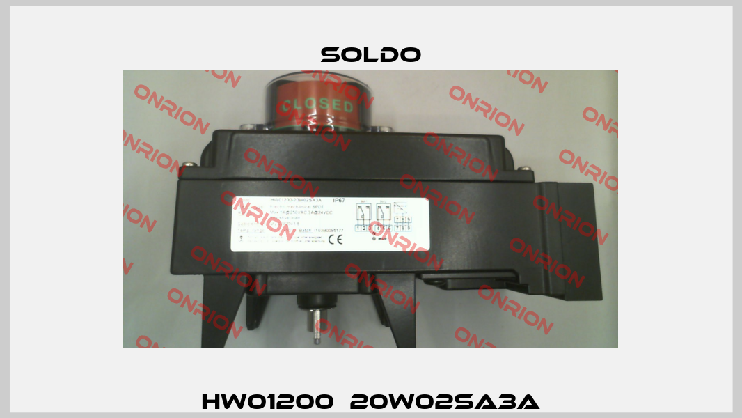 HW01200‐20W02SA3A Soldo