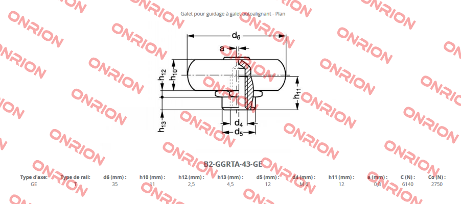 GALET - CPA43-2Z Rollon