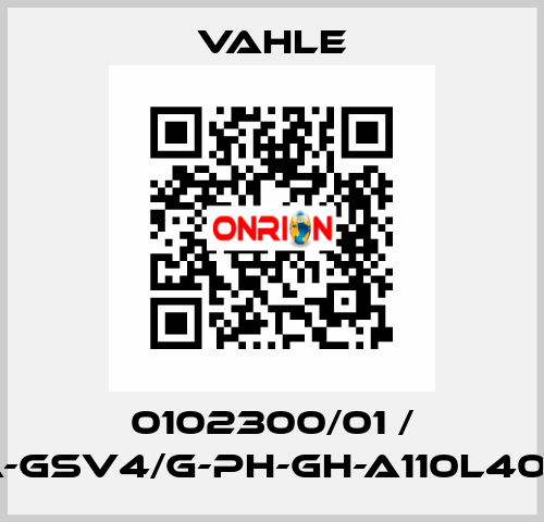 0102300/01 / SA-GSV4/G-PH-GH-A110L40-16 Vahle