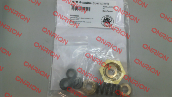 Gasket kit for MV 5291-P (17092402/010) RTK Regeltechnik