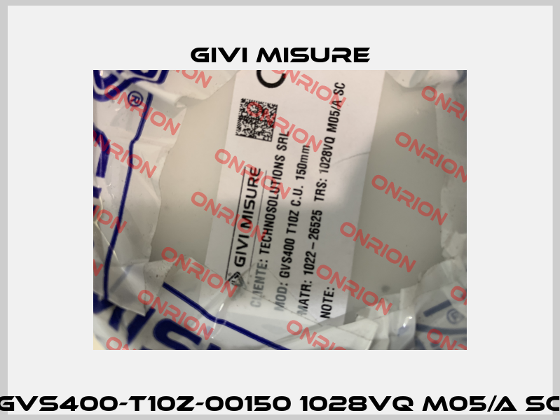 GVS400-T10Z-00150 1028VQ M05/A SC Givi Misure