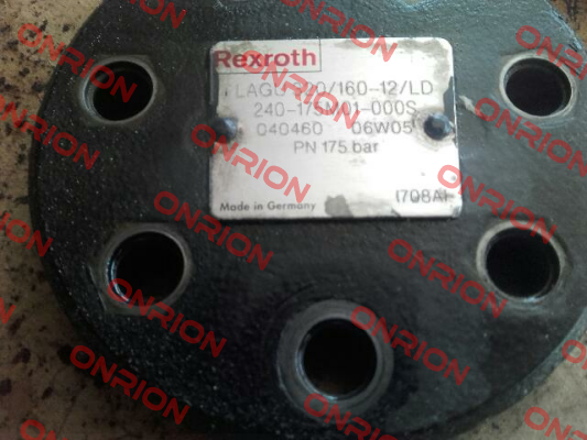 Repair kit for LAGU 320/160-12/LD  240-175M01-000S  Rexroth