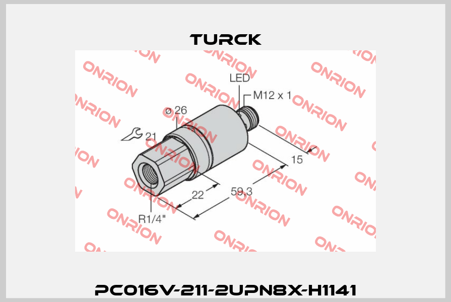 PC016V-211-2UPN8X-H1141 Turck