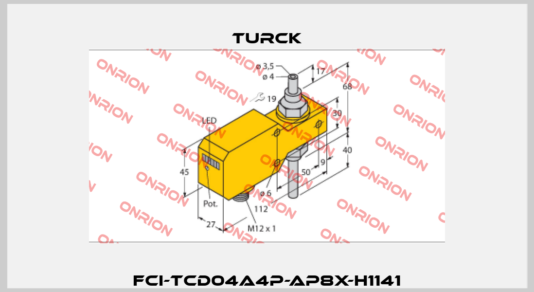 FCI-TCD04A4P-AP8X-H1141 Turck