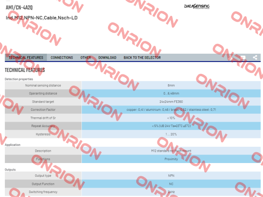 AM1/CN-4A2Q Micro Detectors / Diell