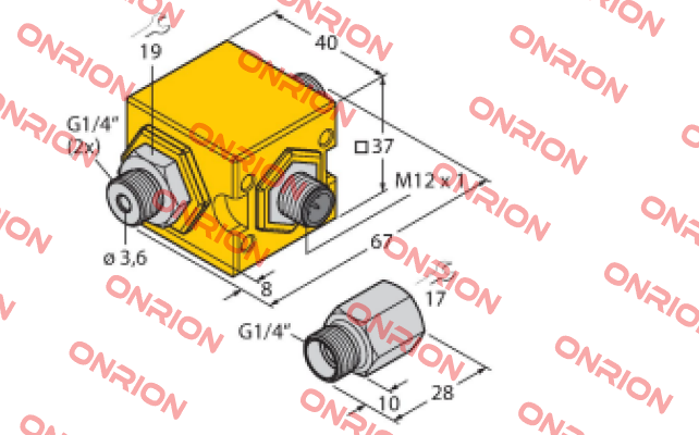 FCIC-G1/4A4P-PL-H1141/2.0 Turck