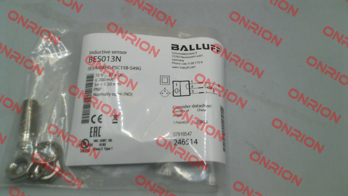 BES013N / BES M08EC-PSC15B-S49G Balluff