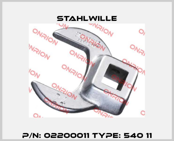 P/N: 02200011 Type: 540 11 Stahlwille