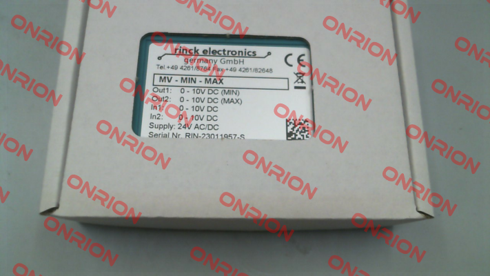 MV-MIN-MAX.10V Rinck Electronic