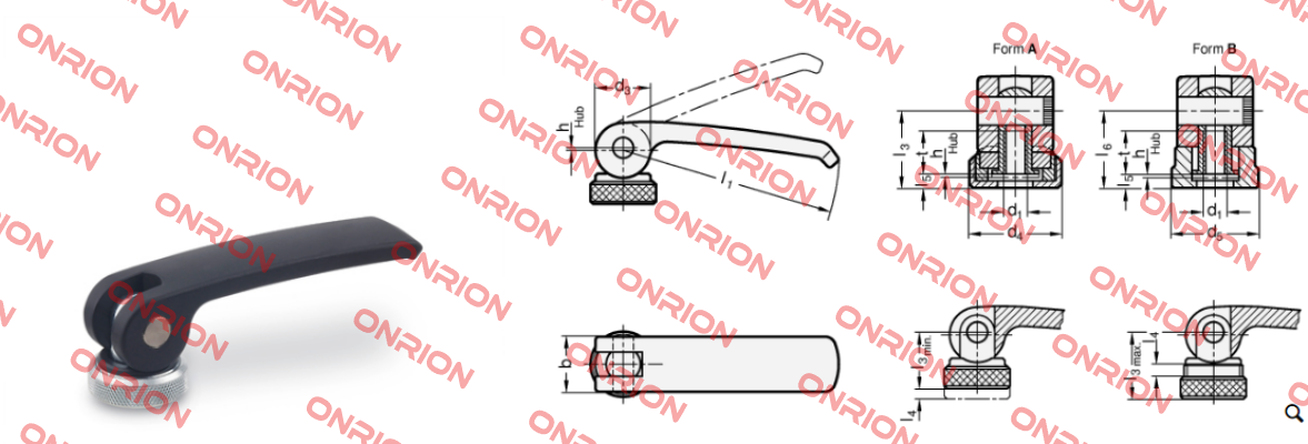 GN 927-101-M10-A-B  Elesa Ganter