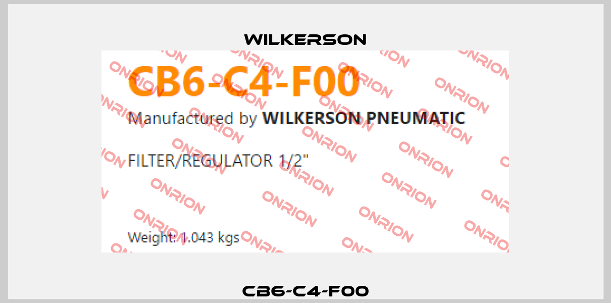 CB6-C4-F00 Wilkerson