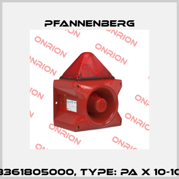 Art.No. 23361805000, Type: PA X 10-10 24 DC RO Pfannenberg