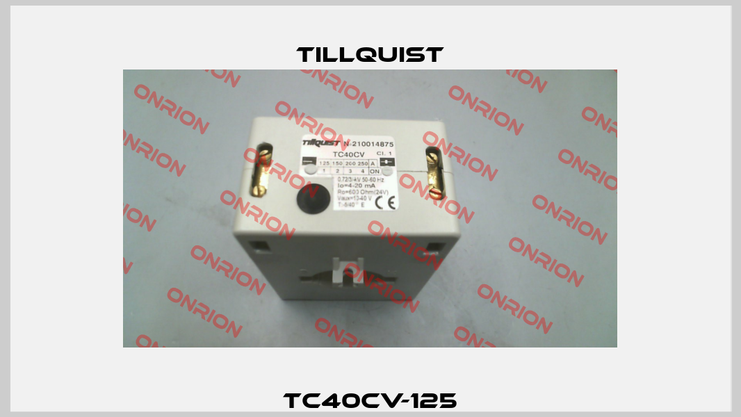 TC40CV-125 Tillquist