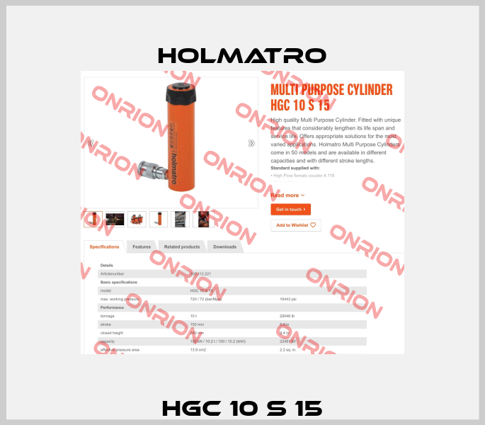 HGC 10 S 15 Holmatro