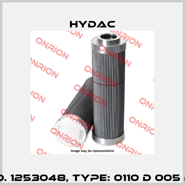 Mat No. 1253048, Type: 0110 D 005 BH4HC  Hydac