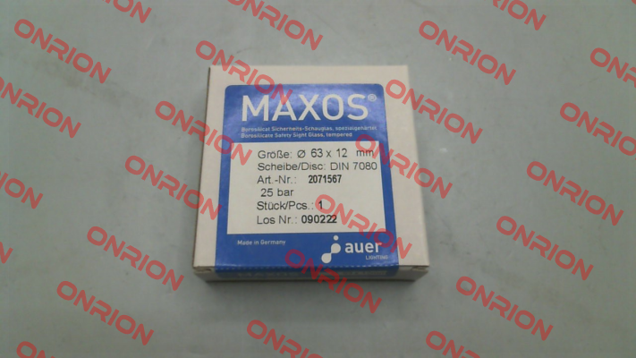 P/N: 2071567, Type: DIN 7080-16 63x12 Maxos