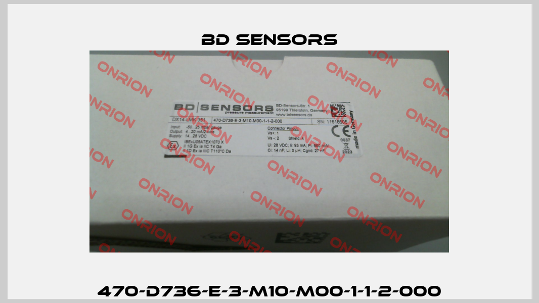 470-D736-E-3-M10-M00-1-1-2-000 Bd Sensors