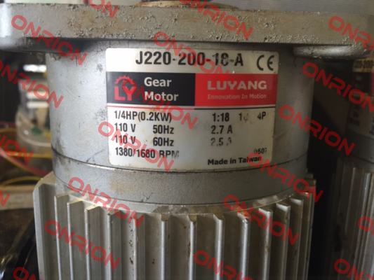 J220-200-18-A Luyang Gear Motor