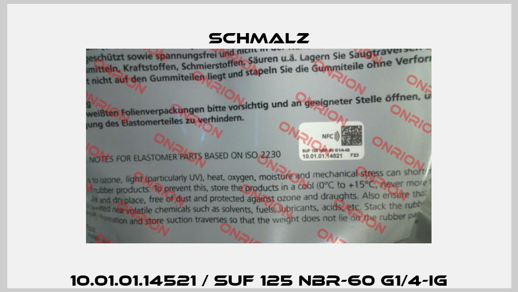 10.01.01.14521 / SUF 125 NBR-60 G1/4-IG Schmalz