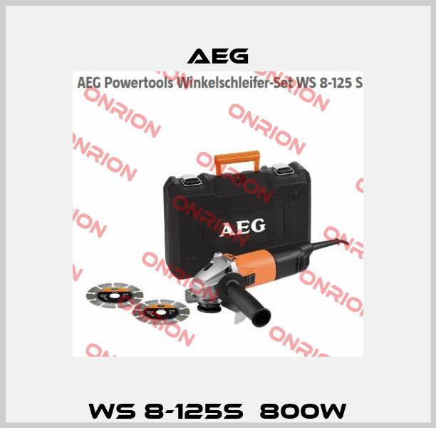 WS 8-125S  800W AEG