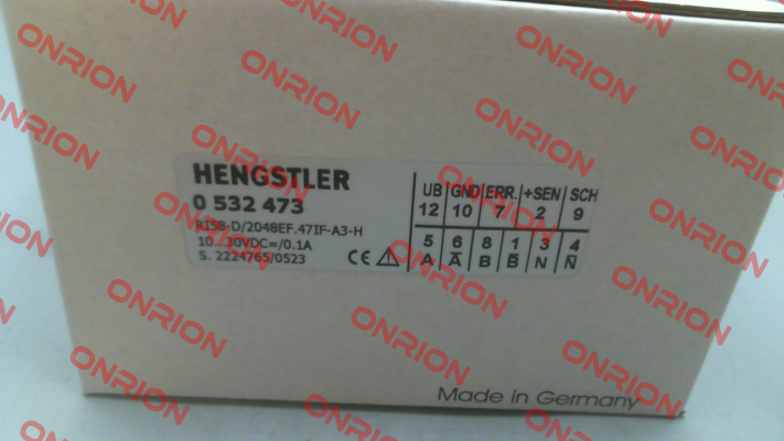 p/n: 0532473, Type: RI58-D/ 2048EF.47IF-A3-H Hengstler