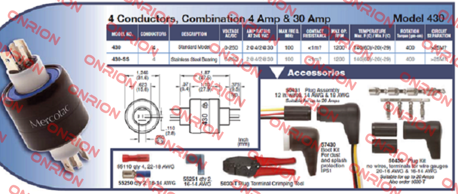 LM04-04300-00 Typ 430  Mercotac