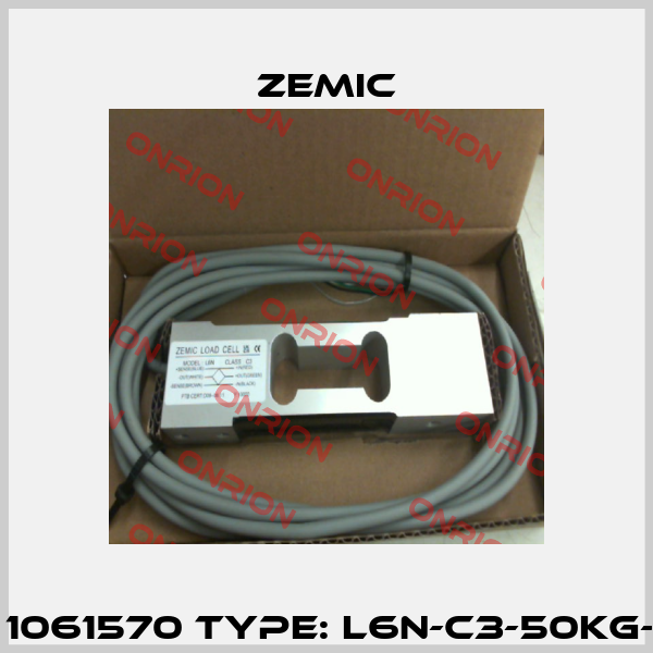 P/N: 1061570 Type: L6N-C3-50KG-3B6 ZEMIC