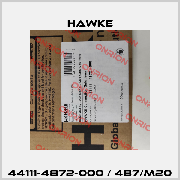 44111-4872-000 / 487/M20 Hawke